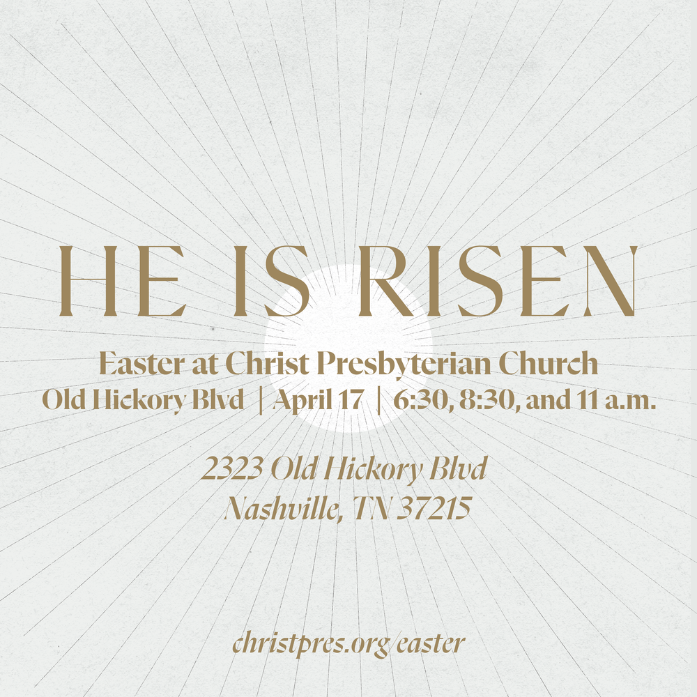 Invite to Easter Service in Nashville