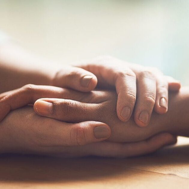 hand holding